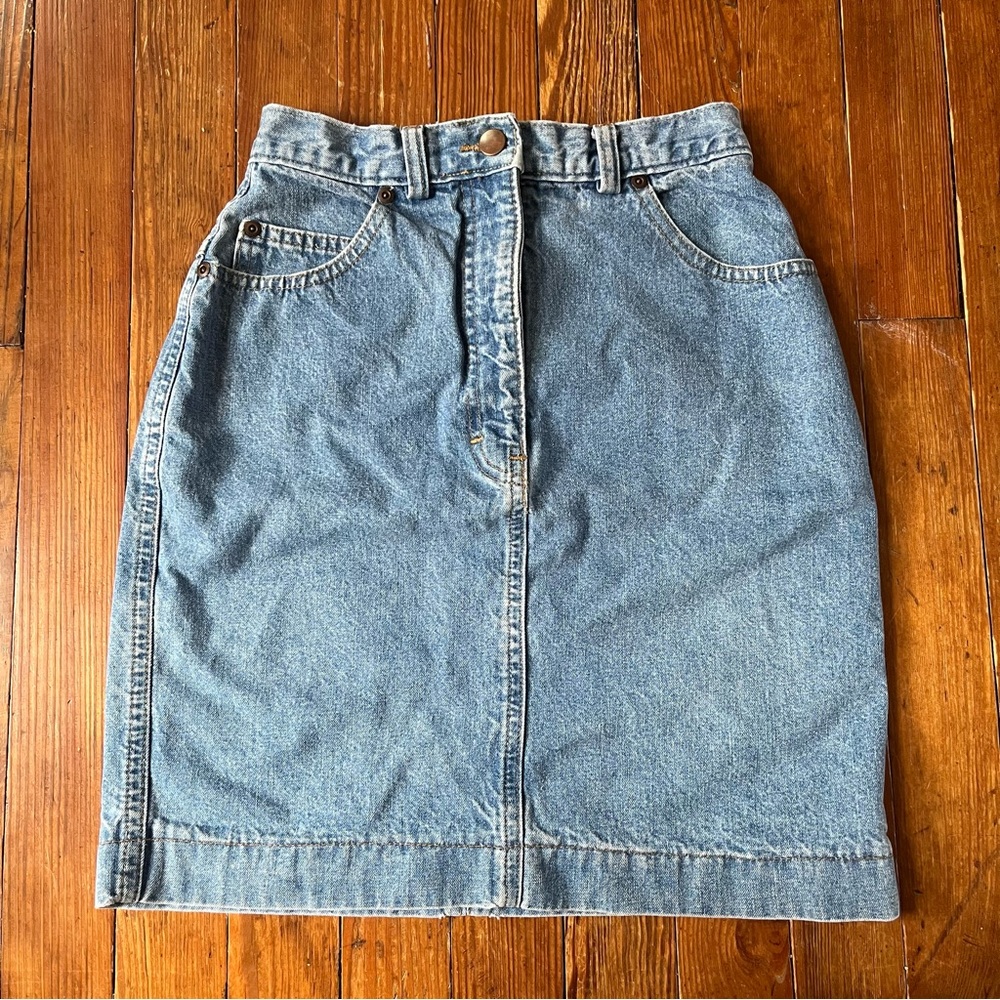 Vintage Denim Mini Skirt